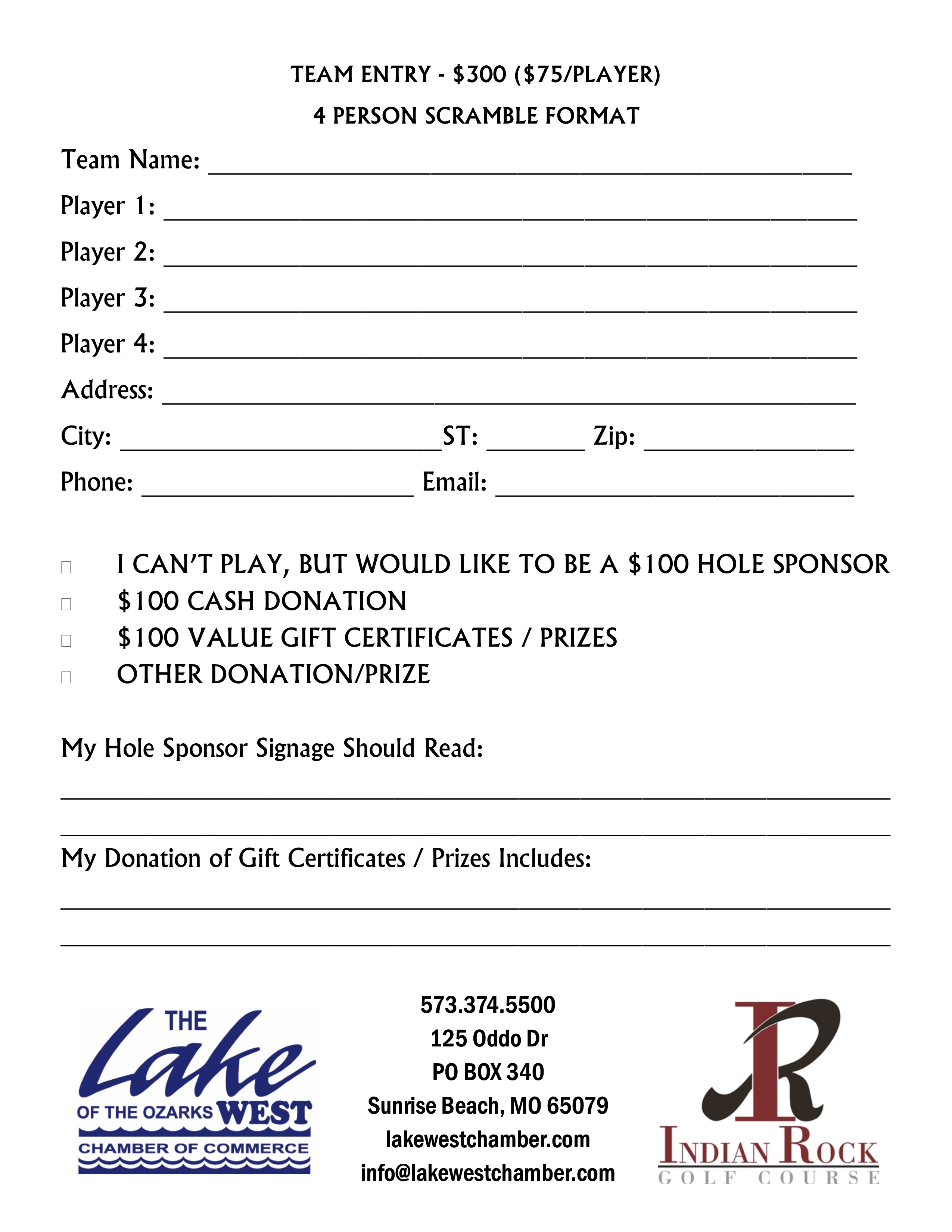 2015 Golf Tournament