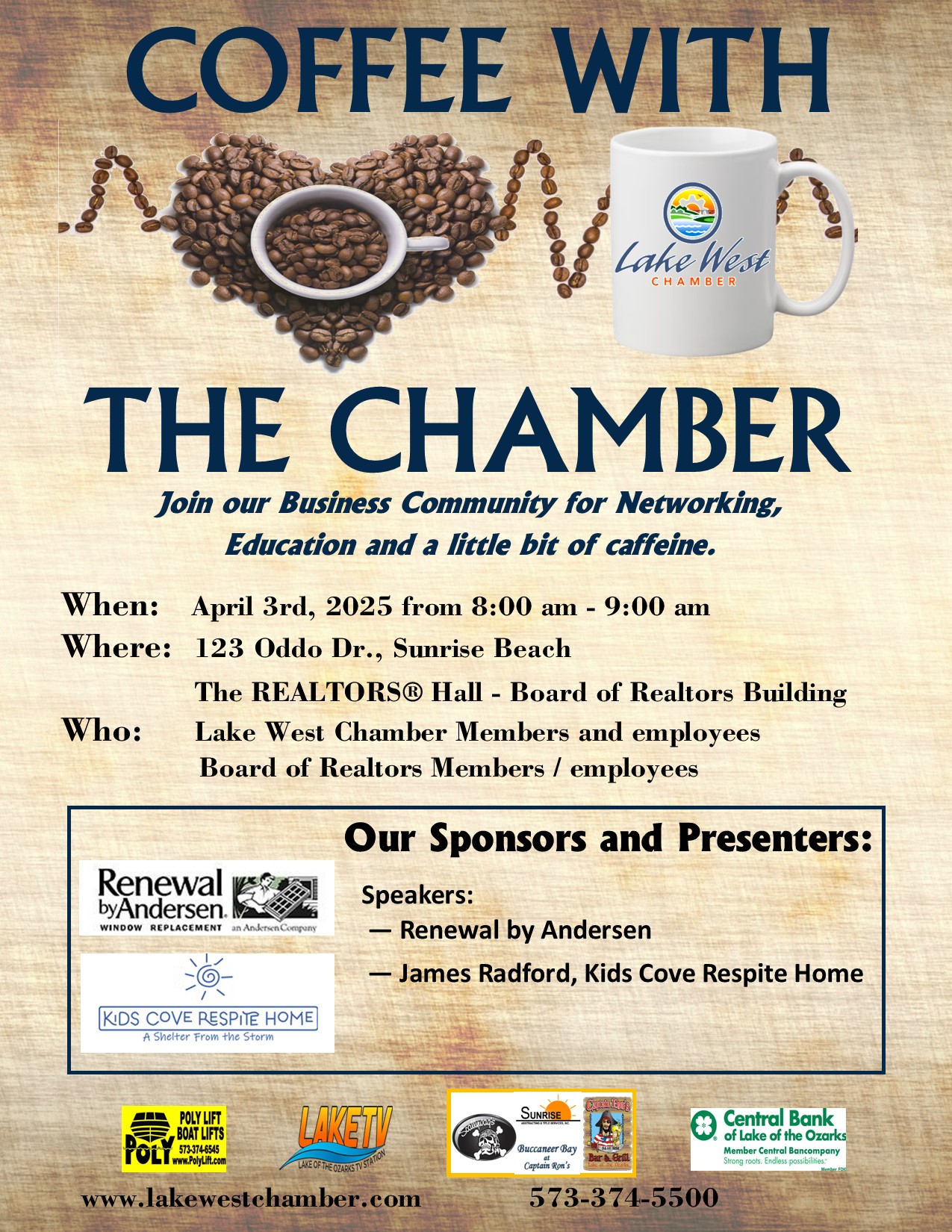 April Coffee with the Chamber Flyer