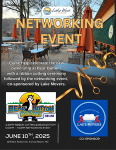 Lake West Chamber Networking Event for June Flyer