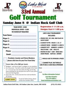 Golf Registration Form
