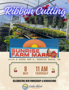 Sunrise Farm Market Flyer for Ribbon Cutting