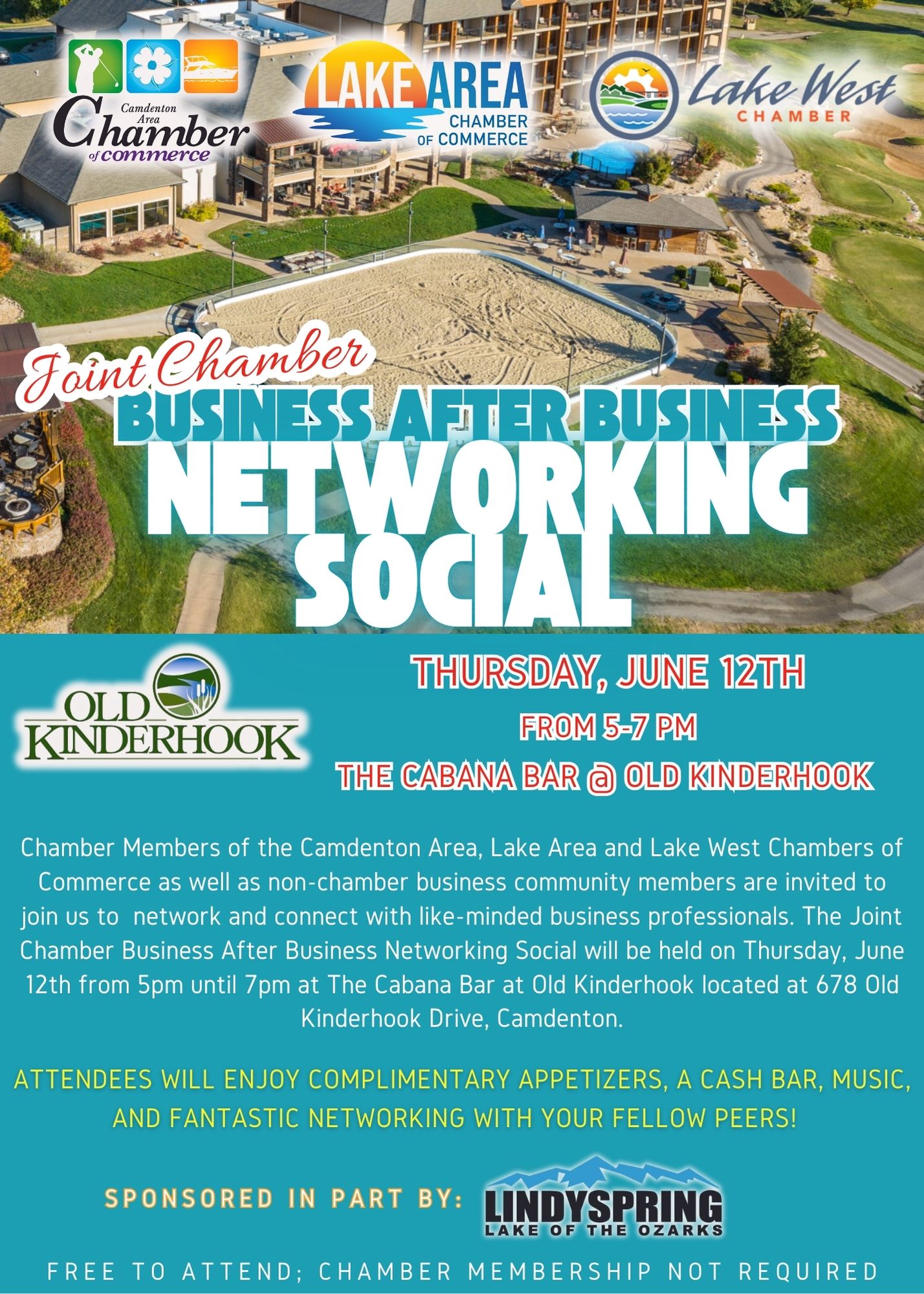 Flyer for Joint Chamber Networking Social