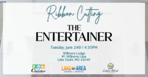 Ribbon Cutting Flyer for The Entertainer